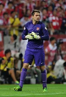 Uwara Red Diamonds V Arsenal 2013-14 Prints: Arsenal's Lukas Fabianski in Action against Urawa Red Diamonds, 2013