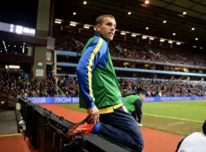 Arsenal's Lukas Podolski Prepares for Aston Villa Showdown, Premier League 2013-14