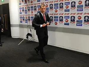 Arsenal V Hull City - FA Cup Final 2014 Prints: Arsenal's Lukas Podolski Prepares for FA Cup Final Showdown against Hull City