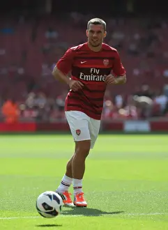 Arsenal's Lukas Podolski Scores in 6-1 Barclays Premier League Victory over Southampton (2012-13 Season)