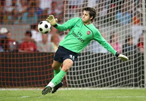 Arsenal V Seville Prints: Arsenal's Lukasz Fabianski in Action at the Amsterdam Tournament vs Seville, 2008