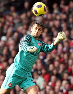 Arsenal V West Ham United 2010-11 Prints: Arsenal's Lukasz Fabianski Delivers 1:0 Victory Over West Ham United in Barclays Premier League (Emirates Stadium)
