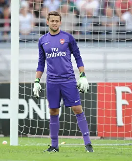 Arsenal V Manchester City Pre Season 2013-14 Prints: Arsenal's Lukasz Fabianski Faces Manchester City in Pre-Season Showdown (2013)
