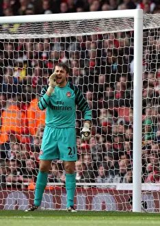 Arsenal V West Ham United 2010-11 Prints: Arsenal's Lukasz Fabianski Secures 1:0 Victory Over West Ham United in Premier League