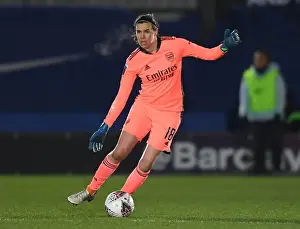 Arsenal's Lydia Williams in Action against Chelsea Women in FA WSL Clash