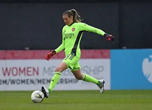 Arsenal's Lydia Williams in Action: FA WSL 2021 - Arsenal Women vs. West Ham United Women (Behind Closed Doors)