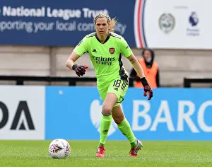 Arsenal Women V Aston Villa Women 2020-21 Prints: Arsenal's Lydia Williams in Action: FA WSL Clash between Arsenal Women and Aston Villa Women in Empty Stands (2021)