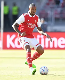 Arsenal's Magalhaes in Action: FC Nürnberg Pre-Season Clash, 2022