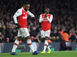 Arsenal's Maitland-Niles in Action against Sheffield United (Premier League 2019-20)