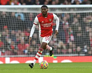 Arsenal V Watford 2021-22 Prints: Arsenal's Maitland-Niles in Action against Watford (Premier League 2021-22)