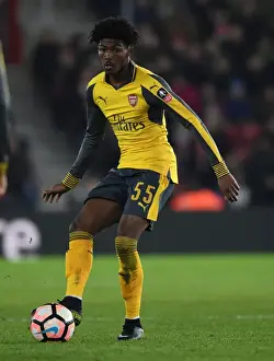 Arsenal's Maitland-Niles in FA Cup Action: Southampton vs Arsenal (2016-17)