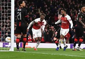 Arsenal's Maitland-Niles and Lacazette: Celebrating Goals in Europa League Victory (2018-19)