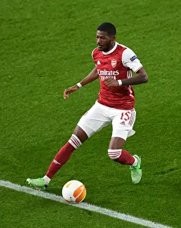 Arsenal V Dundalk 2020-21 Prints: Arsenal's Maitland-Niles in UEFA Europa League Action Against Dundalk (Behind Closed Doors)