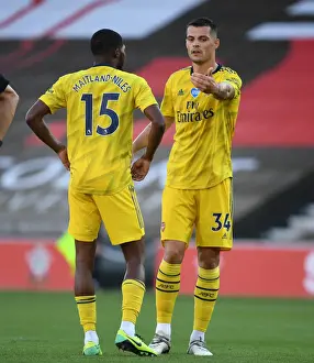 Arsenal's Maitland-Niles and Xhaka in Action: Southampton vs Arsenal (2019-20)