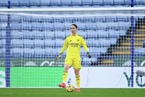Arsenal's Manuela Zinberger in Action against Leicester City in FA Women's Super League