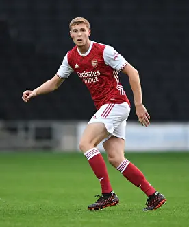 Arsenal's Mark McGuinness in Action against MK Dons during Pre-Season Friendly (2020-21)