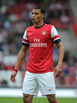Arsenal's Marouane Chamakh in Action against Anderlecht in 2012 Pre-Season