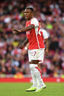 Arsenal v AS Monaco 2023-24 Collection: Arsenal's Marquinhos in Action: Arsenal FC vs AS Monaco, Emirates Cup 2023