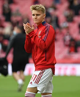 Arsenal V Brighton And Hove Albion 2020-21 Prints: Arsenal's Martin Odegaard