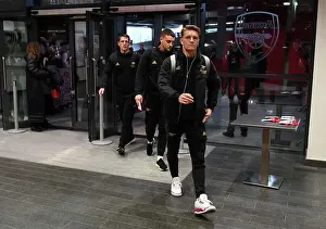 Arsenal V Southampton 2022-23 Prints: Arsenal's Martin Odegaard Arrives at Emirates Stadium Ahead of Arsenal v Southampton Premier League Clash (2022-23)