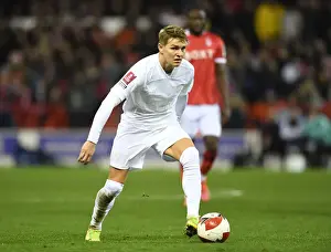 Nottingham Forest V Arsenal FA Cup 3rd And 2021-22 Prints: Arsenal's Martin Odegaard in FA Cup Action: Nottingham Forest vs Arsenal (2021-22)