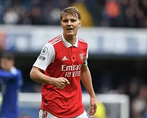 Arsenal's Martin Odegaard Faces Off Against Chelsea in Premier League Showdown (2022-23)