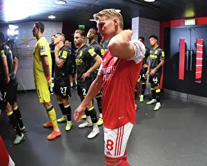 Arsenal's Martin Odegaard Gears Up for Arsenal v Aston Villa in 2022-23 Premier League