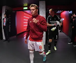 Arsenal's Martin Odegaard Gears Up for Arsenal v Nottingham Forest Clash (2023-24)