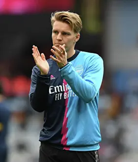 Arsenal's Martin Odegaard Gears Up for Aston Villa Clash in Premier League