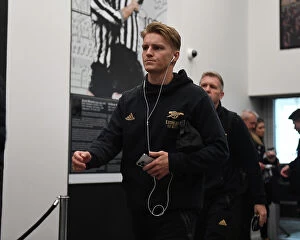 Images Dated 8th May 2023: Arsenal's Martin Odegaard Gears Up for Newcastle Showdown - Premier League 2022-23
