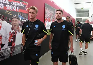 Arsenal's Martin Odegaard and Jorginho Prepare for Nuremberg Friendly