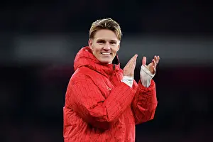 Arsenal's Martin Odegaard Leads Team to Premier League Victory over Wolverhampton Wanderers (2023-24)
