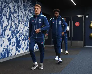 Arsenal's Martin Odegaard and Nuno Tavares Face Off Against Tottenham Hotspur in Premier League Clash