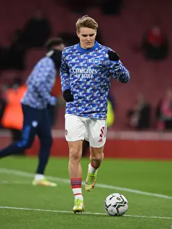 Arsenal's Martin Odegaard Prepares for Carabao Cup Showdown Against Liverpool