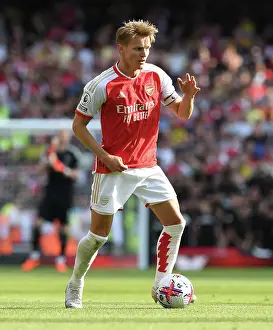 Arsenal's Martin Odegaard Shines in Premier League Clash Against Wolverhampton Wanderers (2022-23)