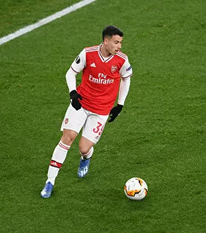 Images Dated 28th February 2020: Arsenal's Martinelli Illuminates Europa League: Heroic Performance Against Olympiacos