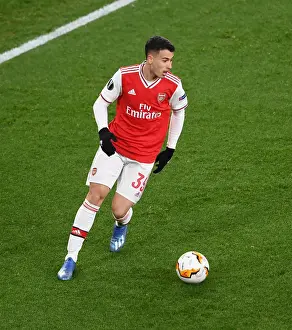 Arsenal V Olympiacos 2019-20 Prints: Arsenal's Martinelli Illuminates Europa League: Heroic Performance Against Olympiacos