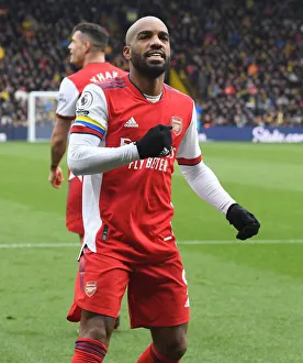 Watford V Arsenal 2021-22 Prints: Arsenal's Martinelli Scores Third Goal in Watford Victory, Premier League 2021-22