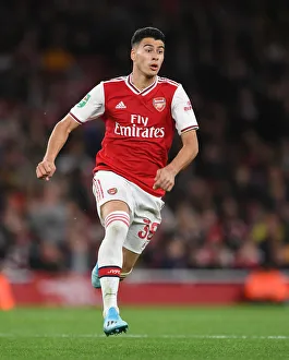 Arsenal V Nottingham Forest Carabao Cup 3rd Rd 2019-20 Prints: Arsenal's Martinelli Shines in Carabao Cup Clash Against Nottingham Forest