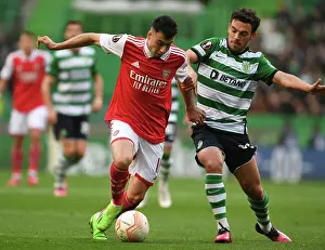 Sporting Lisbon V Arsenal 2022-23 Prints: Arsenal's Martinelli Shines in Europa League Clash against Sporting CP