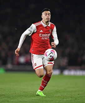 Images Dated 21st April 2023: Arsenal's Martinelli Shines in Premier League Clash Against Southampton