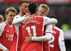 Arsenal's Martinelli and Zinchenko: Five-Goal Blitz Against Crystal Palace (2023-24)