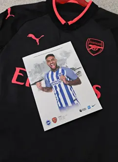 Arsenal's Match Programme Cover at Brighton & Hove Albion, Premier League 2017-18