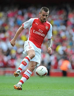 Arsenal's Mathieu Debuchy in Action Against AS Monaco, Emirates Cup 2014