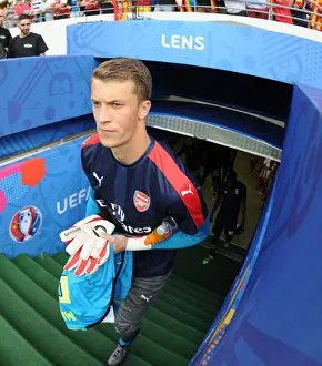 Lens V Arsenal 2016-17 Prints: Arsenal's Matt Macey Gears Up for RC Lens Friendly, July 2016