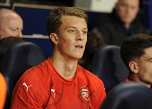 Tottenham Hotspur V Arsenal Capital One Cup 2015/16 Prints: Arsenal's Matt Macey Ready to Enter the Fray Against Tottenham in Capital One Cup