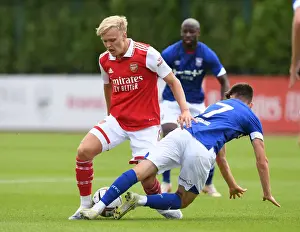 Arsenal's Matt Smith in Action: Arsenal vs Ipswich Town Pre-Season Friendly (2022-23)