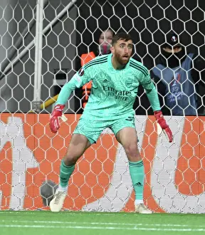 Arsenal's Matt Turner in Action against Bodø/Glimt in UEFA Europa League Group A