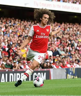 Arsenal's Matteo Guendouzi in Action Against Tottenham Hotspur in the 2019-20 Premier League
