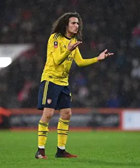 Arsenal's Matteo Guendouzi in FA Cup Action against AFC Bournemouth